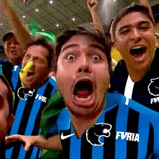 Torcedores da FURIA comemorando